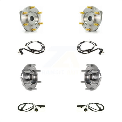 Front Rear Wheel Hub Bearing & Sensor Kit For 2006 Kia Sedona To 11 01 2005 with Harness K7S-102981