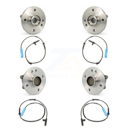 Front Rear Wheel Hub Bearing & Sensor Kit For 2002-2005 Mini Cooper 1.6L with 4-Wheel ABS K7S-102985