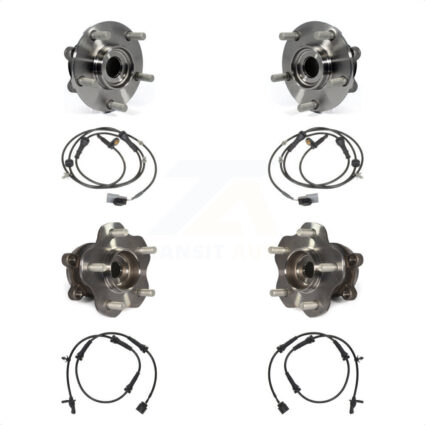 Front Rear Wheel Hub Bearing And ABS Sensor Kit For Nissan Juke with Harness K7S-102988