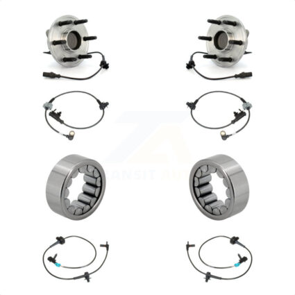 Front Rear Wheel Bearing & Extra Sensor Kit For Chevrolet Avalanche Cadillac Escalade GMC K7S-103151