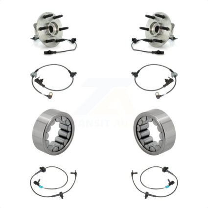 Front Rear Wheel Bearing & Extra Sensor Kit For Chevrolet Avalanche Cadillac Escalade GMC K7S-103152