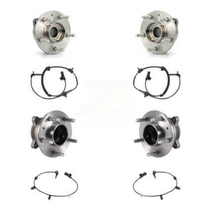 Front Rear Wheel Hub Bearing ABS Sensor Kit For Buick Verano Chevrolet Volt with Harness K7S-103258