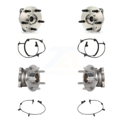 Front Rear Wheel Hub Bearing ABS Sensor Kit For 2016 Chevrolet Cruze Limited with Harness K7S-103259