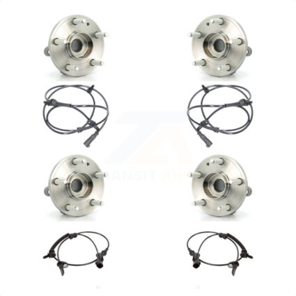 Front Rear Wheel Hub Bearing And ABS Sensor Kit For Ford Explorer K7S-103260