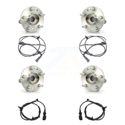 Front Rear Wheel Hub Bearing And ABS Sensor Kit For Ford Explorer K7S-103261