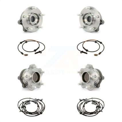 Front Rear Wheel Hub Bearing And ABS Sensor Kit For Nissan Altima 2.5L with 4-Wheel K7S-103281