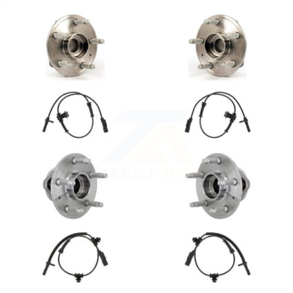 Front Rear Wheel Hub Bearing And ABS Sensor Kit For Chevrolet Camaro with Harness K7S-103442