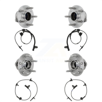 Front Rear Wheel Hub Bearing And ABS Sensor Kit For Cadillac CTS K7S-103443