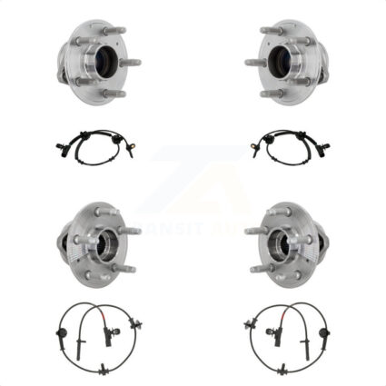 Front Rear Wheel Hub Bearing And ABS Sensor Kit For Cadillac CTS K7S-103444