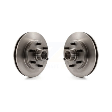 Front Disc Brake Rotors And Hub Assembly Pair For C2500 Chevrolet GMC Express 2500 Savana K8-100008
