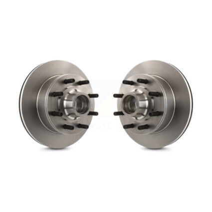 Front Brake Rotor Pair For Ford F-250 F-350 E-350 Econoline HD Super Duty E-250 Club Wagon K8-100020