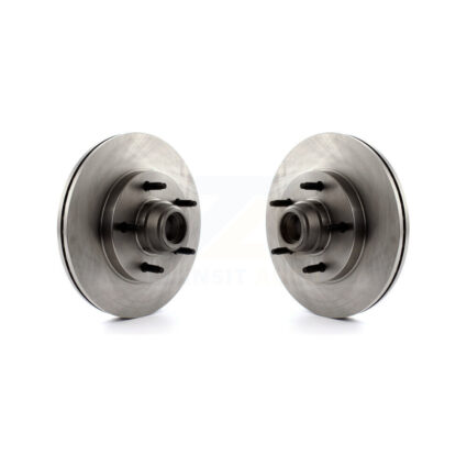 Front Disc Brake Rotors And Hub Assembly Pair For Ford F-150 F-250 K8-100032