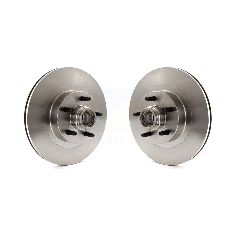 Front Disc Brake Rotors And Hub Assembly Pair For Ford Explorer Sport Trac RWD K8-100034