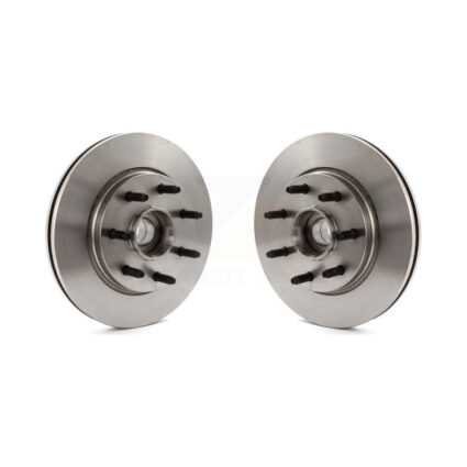 Front Disc Brake Rotors And Hub Assembly Pair For Ford F-150 Lincoln Mark LT RWD K8-100036