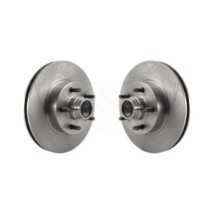 Front Disc Brake Rotors And Hub Assembly Pair For 2010-2011 Ford Ranger RWD K8-100045