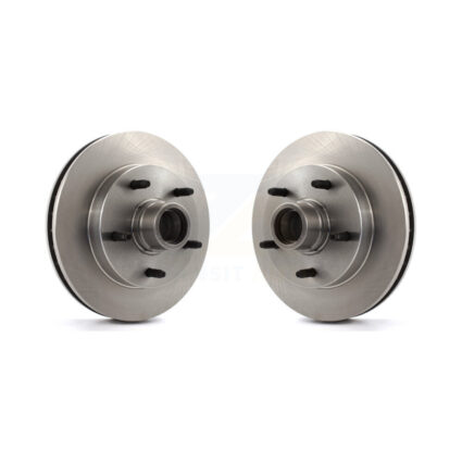 Front Disc Brake Rotors And Hub Assembly Pair For 1994-1999 Dodge Ram 1500 RWD K8-100049