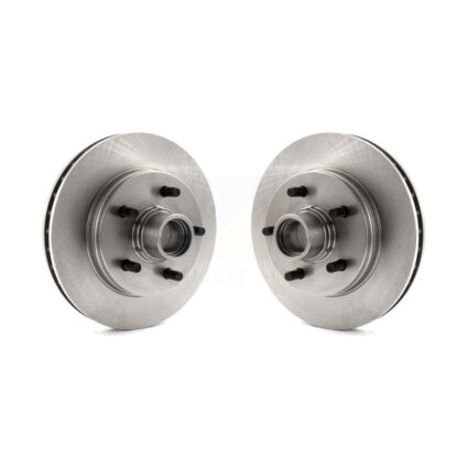 Front Disc Brake Rotors And Hub Assembly Pair For C1500 Chevrolet GMC Suburban K8-100052