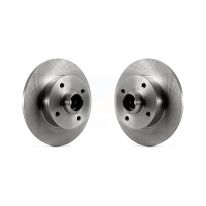 Rear Disc Brake Rotors & Hub Pair For Volkswagen Golf Cabrio Jetta Passat Scirocco Corrado K8-100054