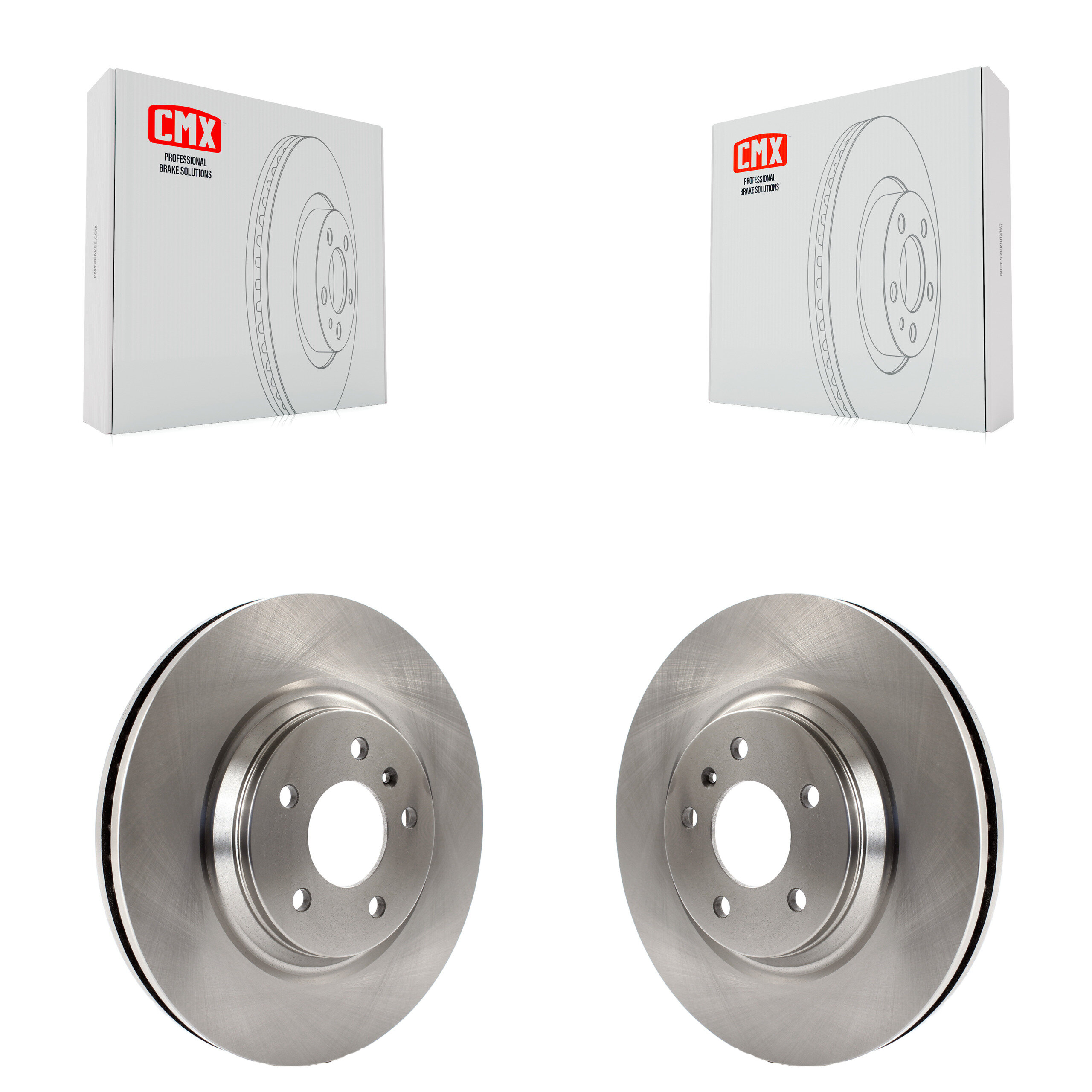 Front Brake Rotors Pair For Buick Lucerne Chevrolet Impala LaCrosse Cadillac DTS Allure K8-100096