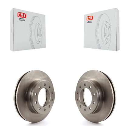 Front Brake Rotors Pair For Ford F-350 Super Duty F-250 F-450 F-550 International CF500 K8-100168