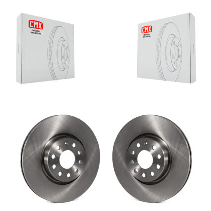 Front Brake Rotor Pair For Volkswagen Jetta Tiguan Passat Audi Golf Taos GTI A3 Quattro Q3 K8-100407