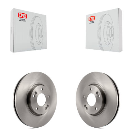 Front Brake Rotor Pair For Kia Hyundai Sonata Forte Tucson Optima Sportage Rondo Forte5 EV K8-100419