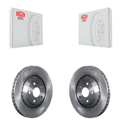 Front Brake Rotor Pair For Toyota Highlander Sienna Lexus RX350 NX300 NX200t RX450h NX300h K8-100468