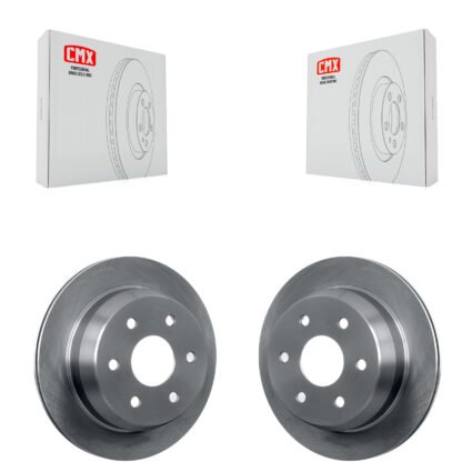 Rear Brake Rotor Pair For Chevrolet GMC Silverado 1500 Sierra 2500 HD Classic Astro Safari K8-100571