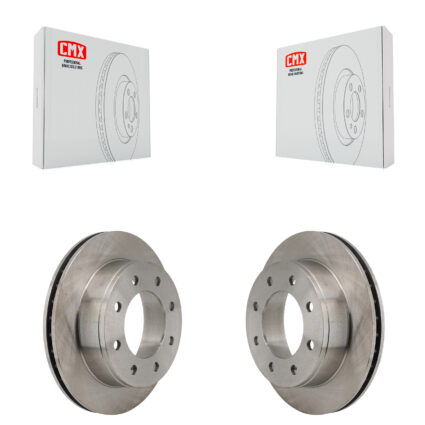 Rear Brake Rotor Pair For Chevrolet GMC Sierra 2500 HD Silverado Express Savana 3500 H2 XL K8-100573