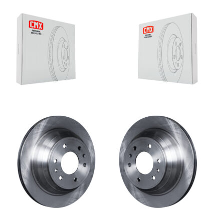 Rear Brake Rotor Pair For Chevrolet GMC Trailblazer Envoy XL EXT SSR Buick Rainier Bravada K8-100578