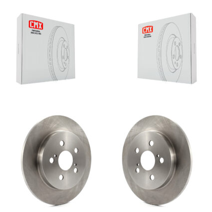 Rear Disc Brake Rotors Pair For Toyota Corolla Matrix Prius Prime Pontiac Vibe AWD-e Lexus K8-100603