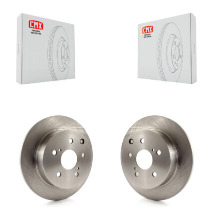 Rear Disc Brake Rotors Pair For Toyota Matrix Pontiac Vibe K8-100604