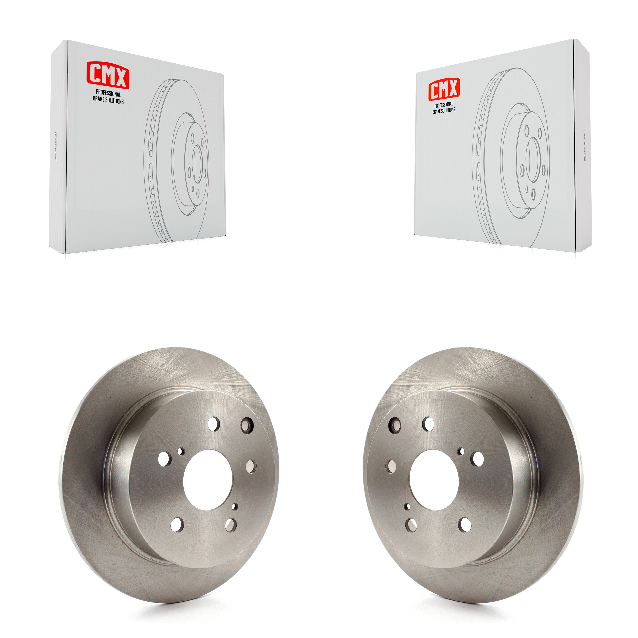 Rear Disc Brake Rotors Pair For Toyota Matrix Pontiac Vibe K8-100604