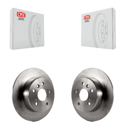 Rear Disc Brake Rotors Pair For Toyota Highlander Lexus Camry RX300 ES300 K8-100733