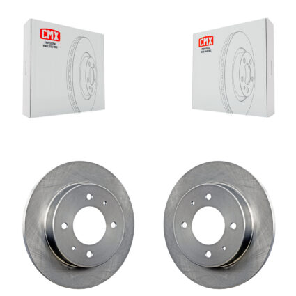 Rear Disc Brake Rotors Pair For Hyundai Elantra Tiburon K8-100738