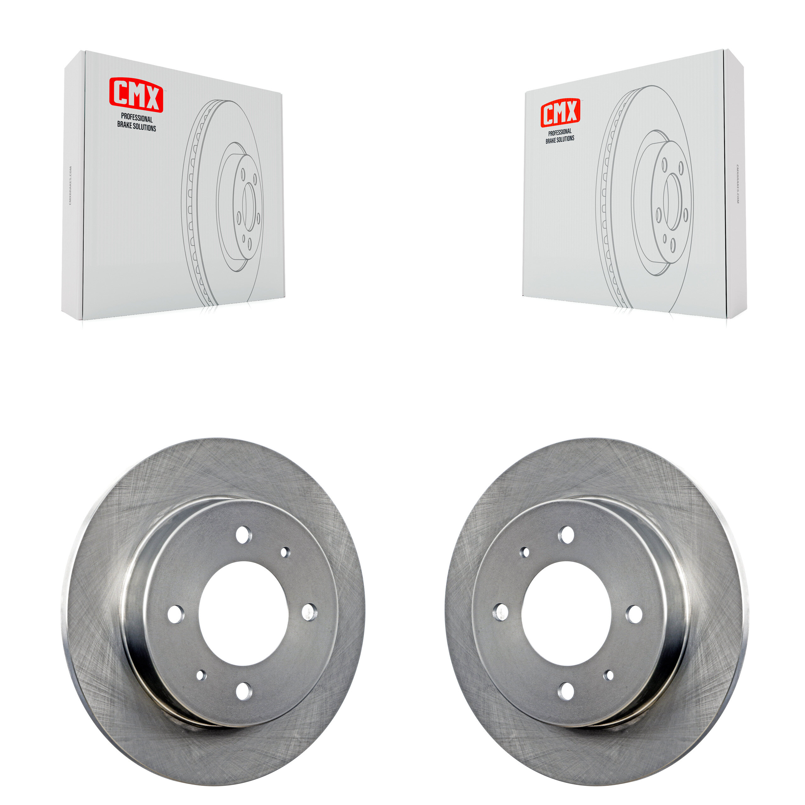 Rear Disc Brake Rotors Pair For Hyundai Elantra Tiburon K8-100738