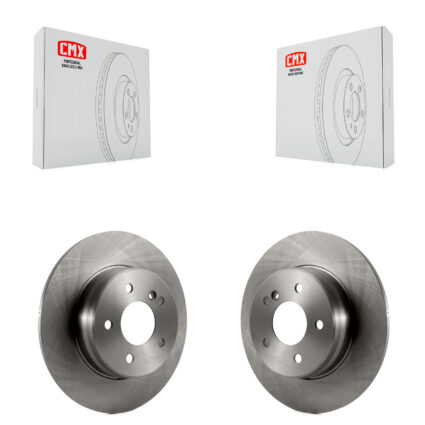 Rear Brake Rotor Pair For Mercedes-Benz C230 CLK320 SLK350 E320 C280 C240 CLK350 C320 E430 K8-100746