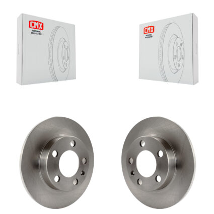 Rear Disc Brake Rotors Pair For Volkswagen Jetta Golf Beetle City Audi TT K8-100748