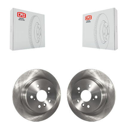 Rear Disc Brake Rotors Pair For Toyota Highlander Lexus RX300 AWD K8-100751