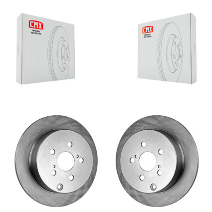 Rear Disc Brake Rotors Pair For Toyota Matrix Corolla Pontiac Vibe Celica Scion tC K8-100754