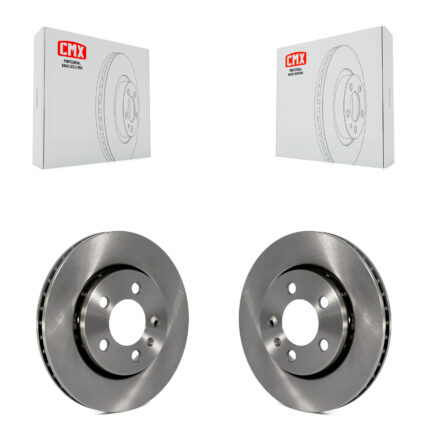 Rear Disc Brake Rotors Pair For Volkswagen Jetta Golf Audi TT Quattro R32 K8-100784