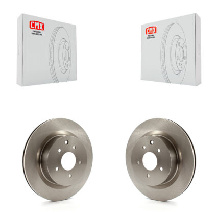 Rear Disc Brake Rotors Pair For Nissan 350Z INFINITI G35 With Brembo Brakes K8-100801