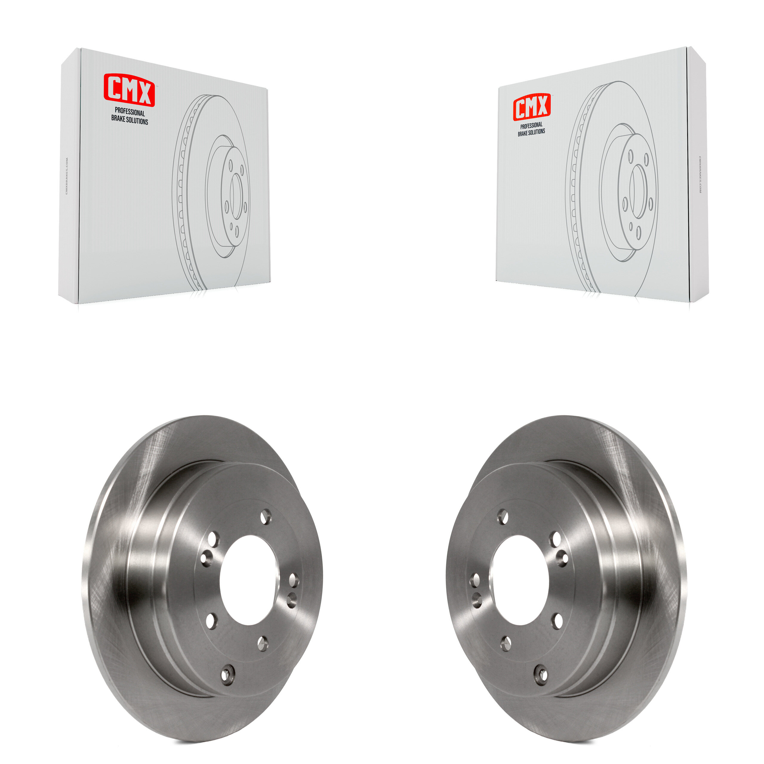 Rear Disc Brake Rotors Pair For Hyundai Azera Kia Amanti K8-100830