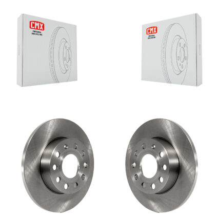 Rear Disc Brake Rotors Pair For Volkswagen Jetta Rabbit Golf Audi A3 Quattro K8-100833