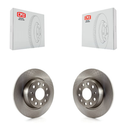 Rear Disc Brake Rotors Pair For Volkswagen Jetta GTI Passat Eos Audi A3 Quattro Golf K8-100885