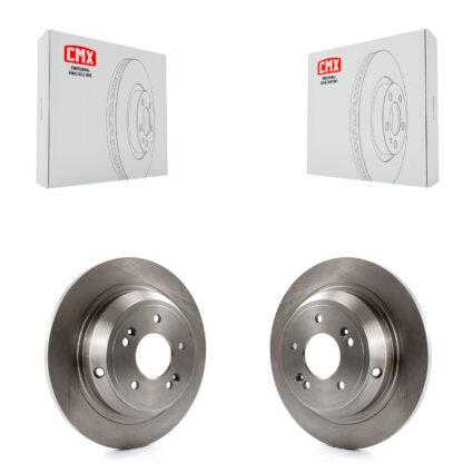 Rear Disc Brake Rotors Pair For Hyundai Genesis G80 Kia K900 K8-100890