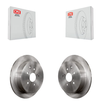 Rear Disc Brake Rotors Pair For Toyota Sienna Highlander Lexus RX350 RX450h K8-100898