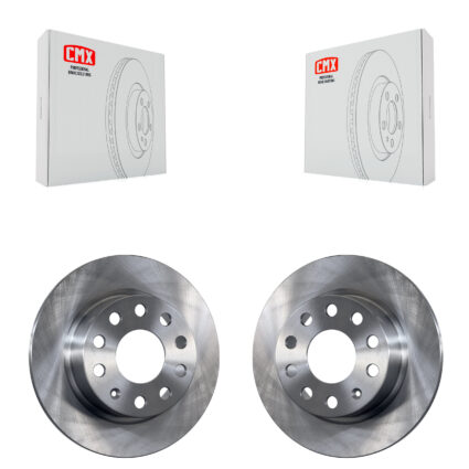 Rear Brake Rotor Pair For Volkswagen Jetta Beetle Golf Alltrack Eos SportWagen Audi A3 GTI K8-100910