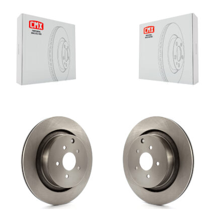 Rear Disc Brake Rotors Pair For INFINITI Q50 Q60 M37 FX50 QX70 Q70 Q70L M56 M35h K8-100920