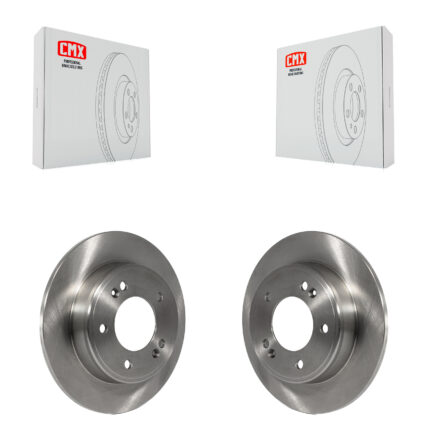 Rear Brake Rotor Pair For Hyundai Elantra Kia Kona Forte Soul GT Seltos Venue Forte5 Coupe K8-100923